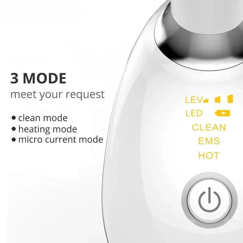 7-Color EMS Neck and Face Massager | LED Photon Therapy for Anti-Wrinkle & Double Chin Removal